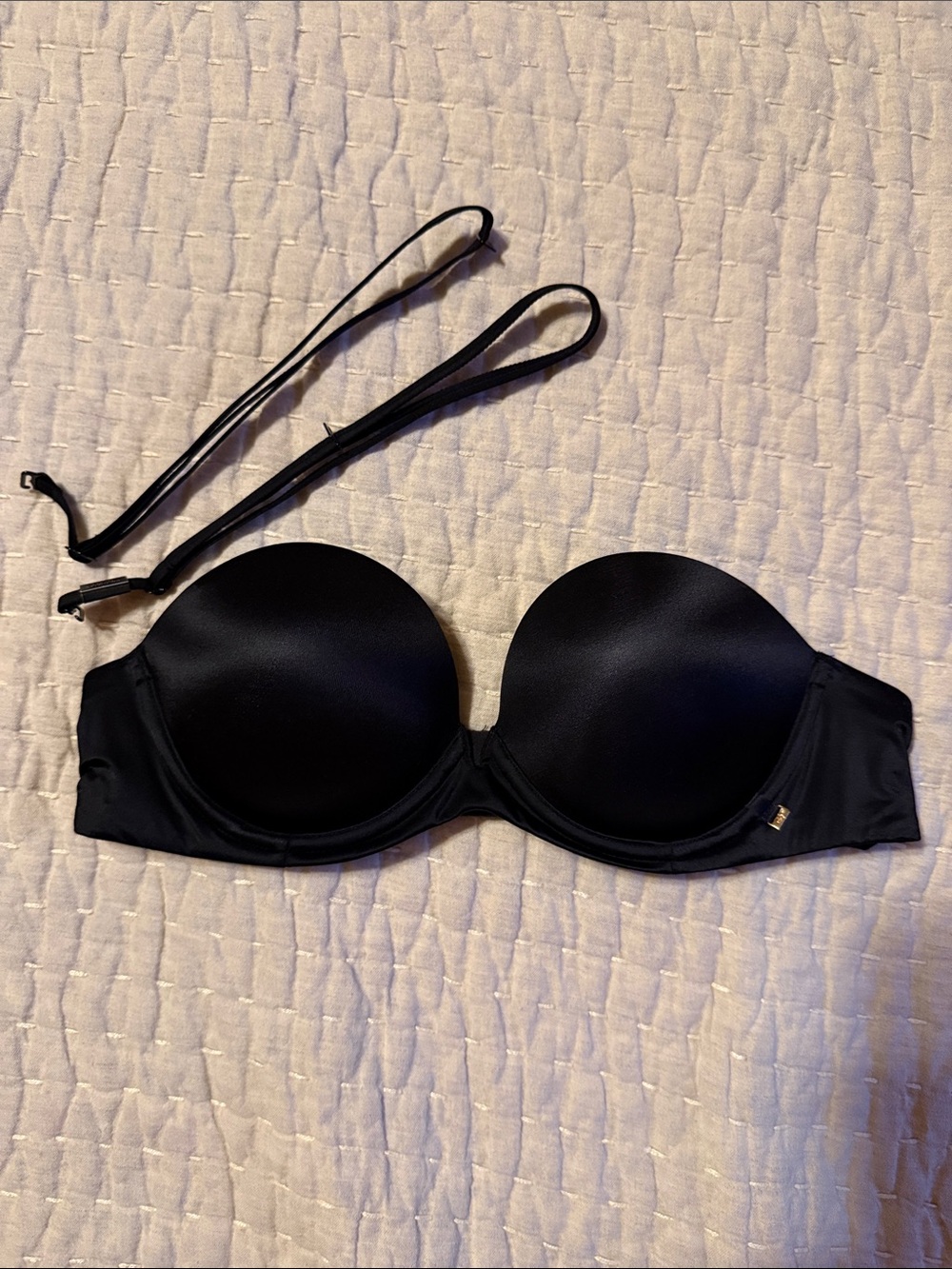 Victoria's Secret Black Convertible Strapless Bra
